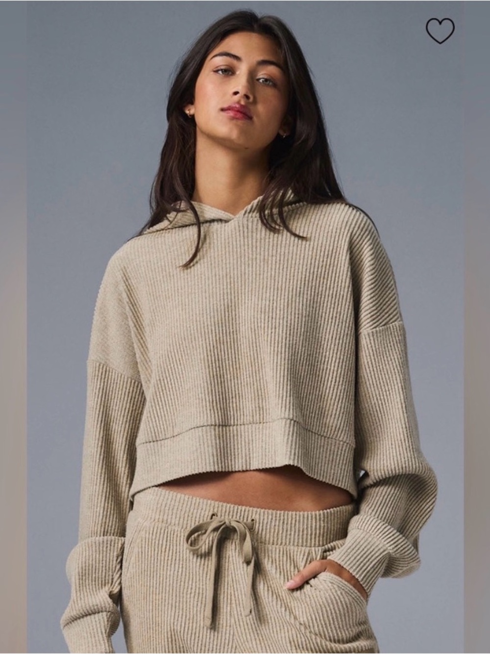 ALO Yoga Muse Hoodie (Taupe) XS